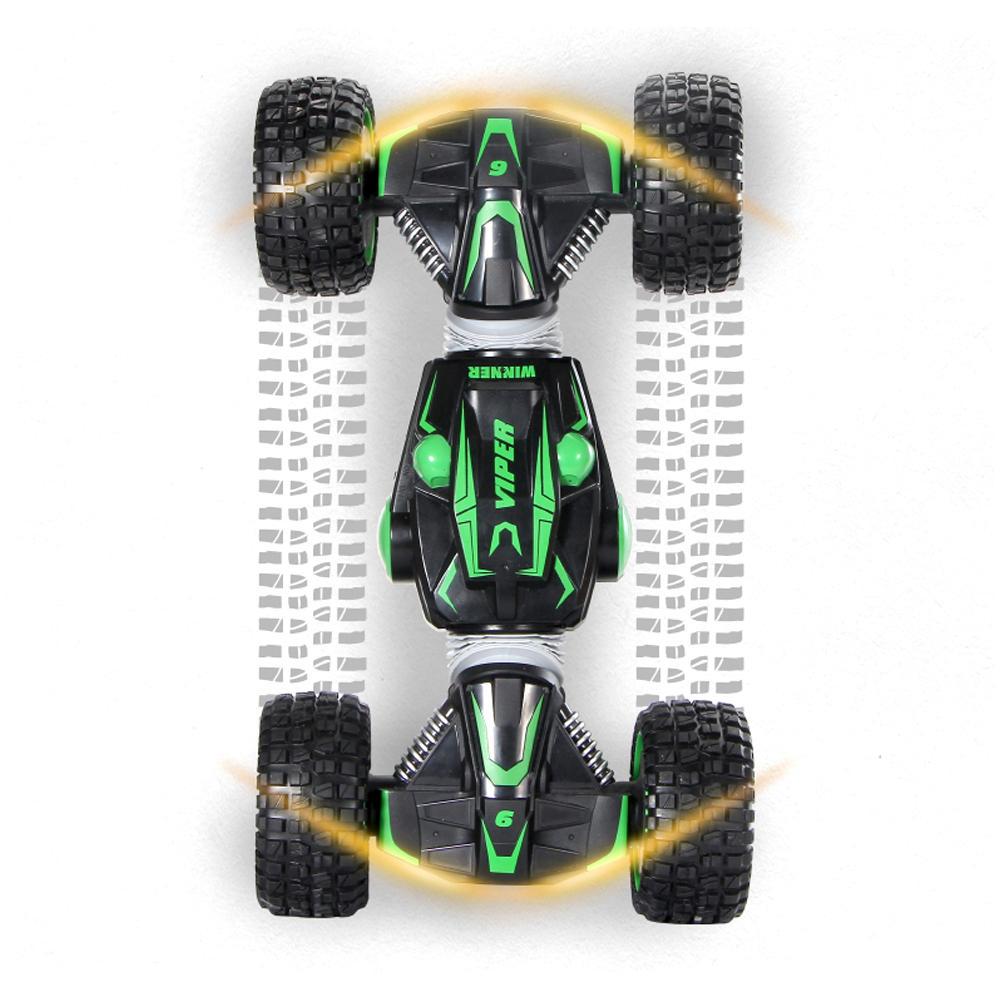 2.4G 4WD Double-Sided Stunt Rc Car 360 Rotation Toy