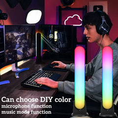 Bluetooth RGB LED Ambient Light Microphone Music APP Control Fill Light