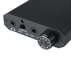 Earphone Amplifier Rechargeable High Performance Stereo XU09 Portable Headphone Amplifier Built-in Battery for Laptop PC