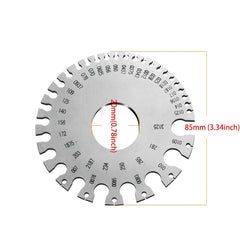 AWG And SAE Dual-Sided Metal Sheets Welding Thickness Ruler-Wire Gauge Measurement Tool