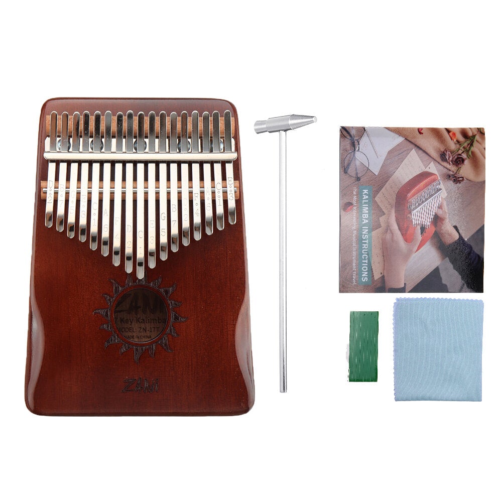 17 Key Kalimba Acacia Thumb Finger Piano Musical Gift for Music Lover,Children,Beginners