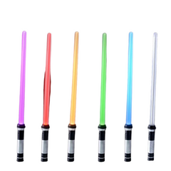 Star Wars Lightsaber Sensor Color Changing Retractable Laser Sword