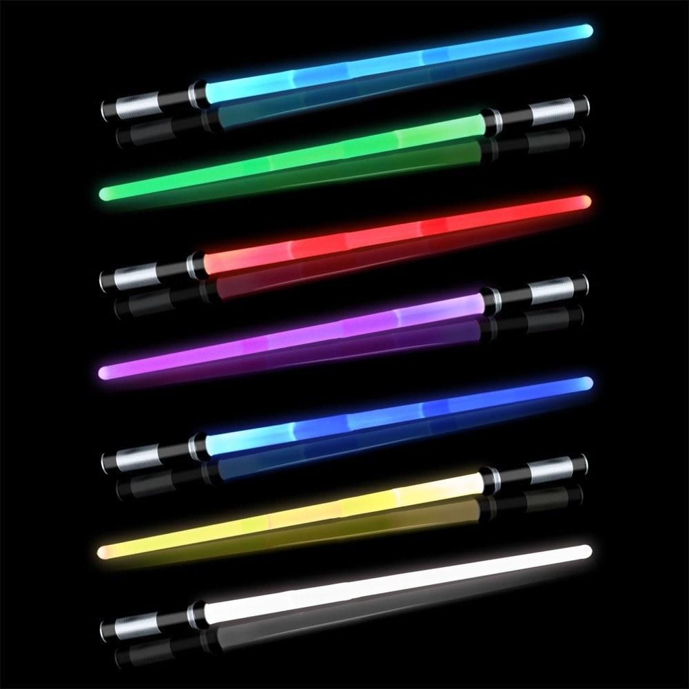 Star Wars Lightsaber Sensor Color Changing Retractable Laser Sword