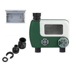 Dual interface watering timer device smart large screen digital display irrigation tool