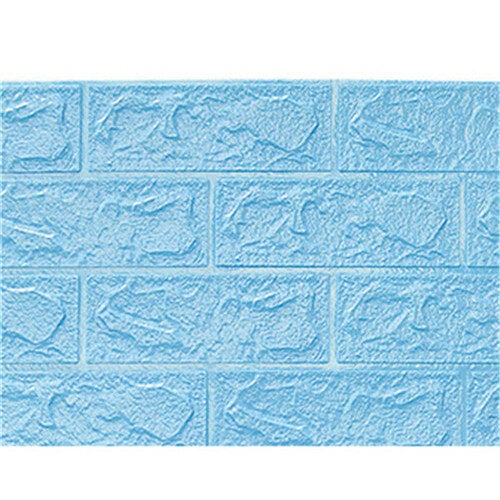 0.53x10m Brick Pattern 3D Wallpaper Sticker Textured Non-woven TV Background Decoration