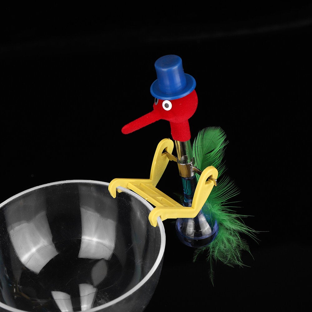 Novelty Dippy Drinking Bird With Plastic Glass