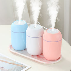 260ml USB Mini Humidifier Mist Diffuser 30-45ml/h with Colorful Night Light for Car Office Home