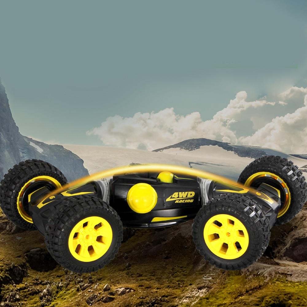 2.4G 4WD Double-Sided Stunt Rc Car 360 Rotation Toy