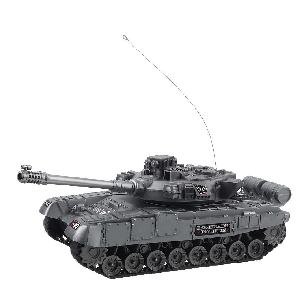 4CH 2.4G RC Tank Car Vehicle With Music Light Children Toy