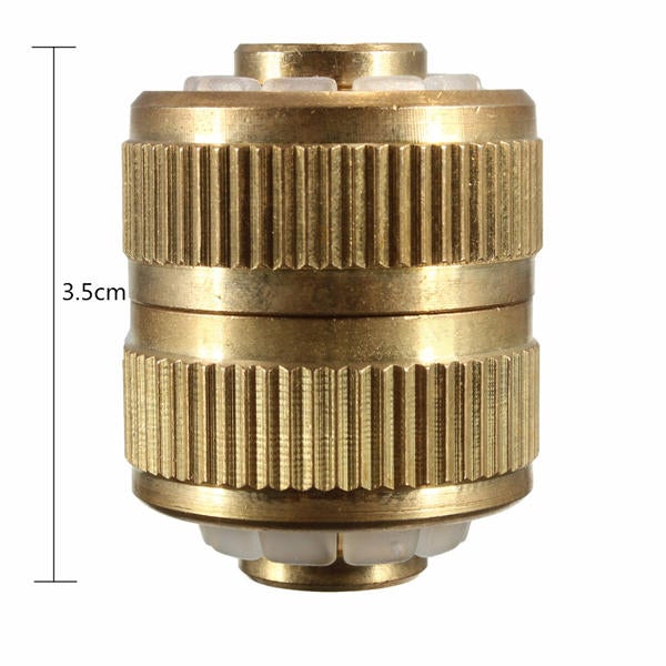 1/2 Inch 3.5cm Hose Adapter Brass Coupling Quick Fittings Coupler