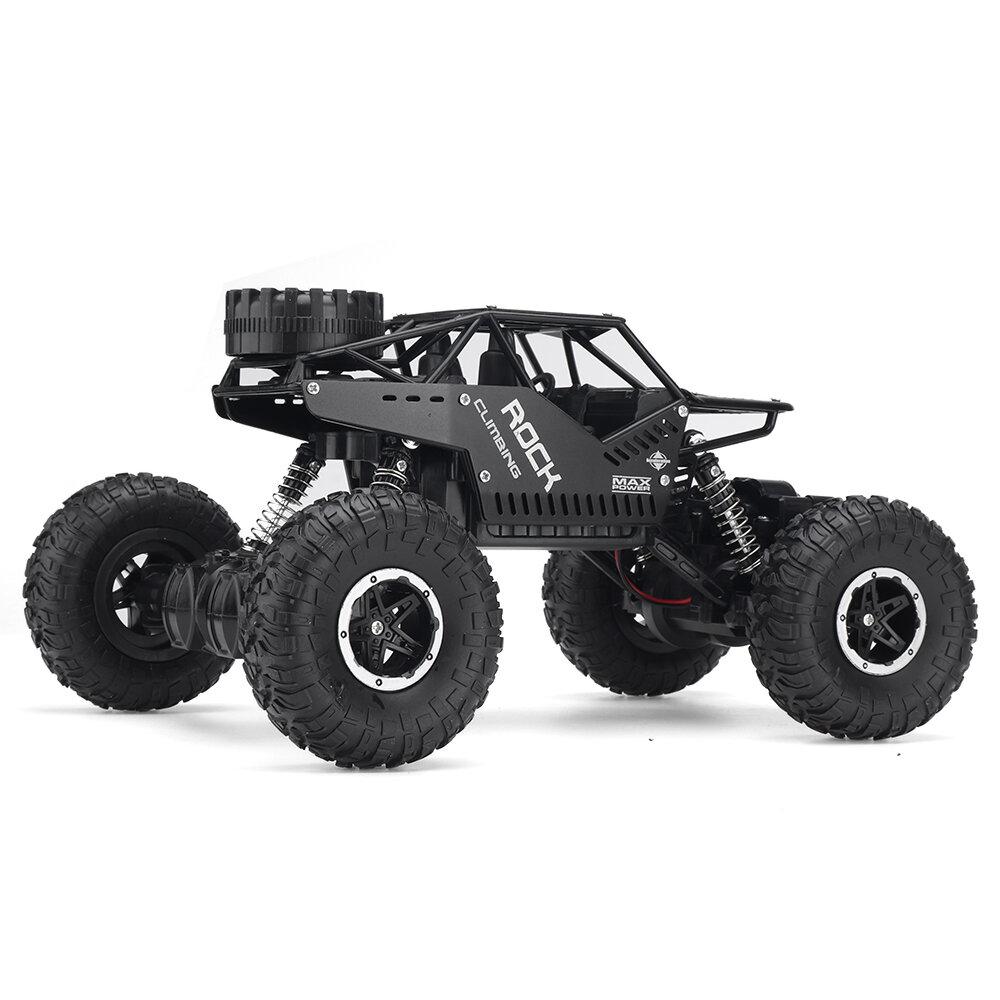 RC Car with Metal Shell 2.4G 4WD RTR Crawler for Snowfield RC Vehicle Model for Kids and Adults