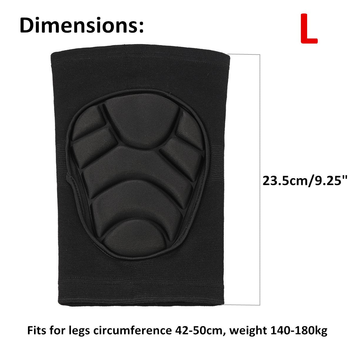 Thicken Outdoor Sports Knee Protective Pad for Basketball Running Etc