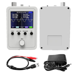 2.4" TFT Digital Oscilloscope Kit With Power Supply And BNC-Clip Cable Probe Q15001