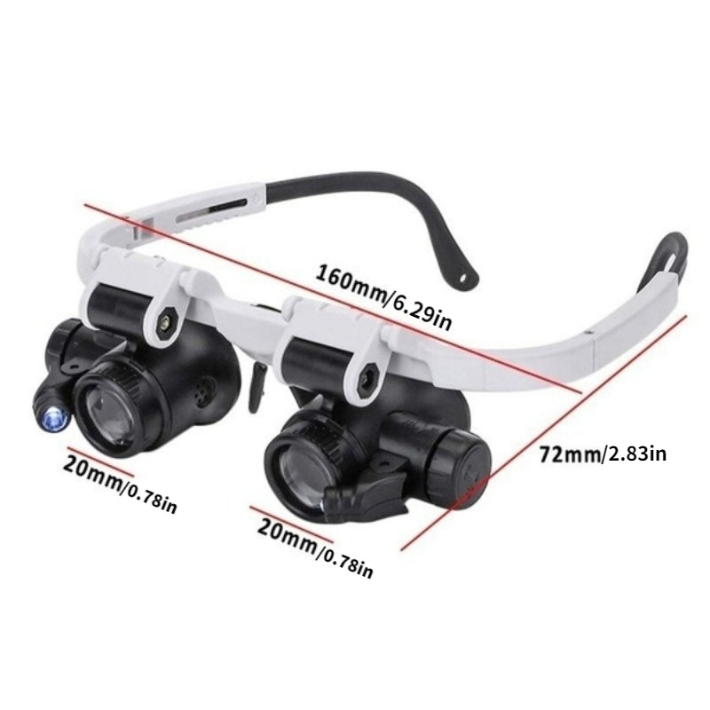 Head Mounted Magnifying Glass
