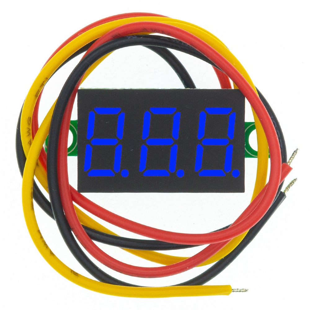 0.28in DC LED Digital Voltmeter 0-100V Auto Car Mobile Power Voltage Testing Detector