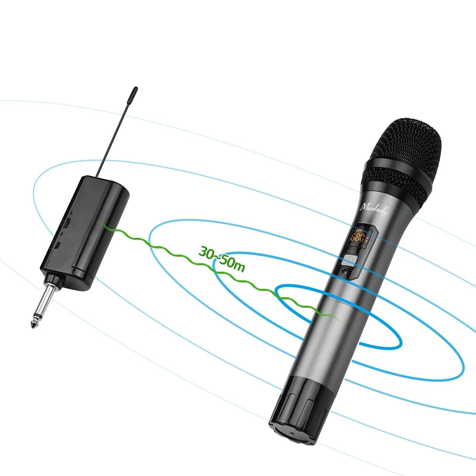 UHF Wireless Microphone System 1 TX and 1RX