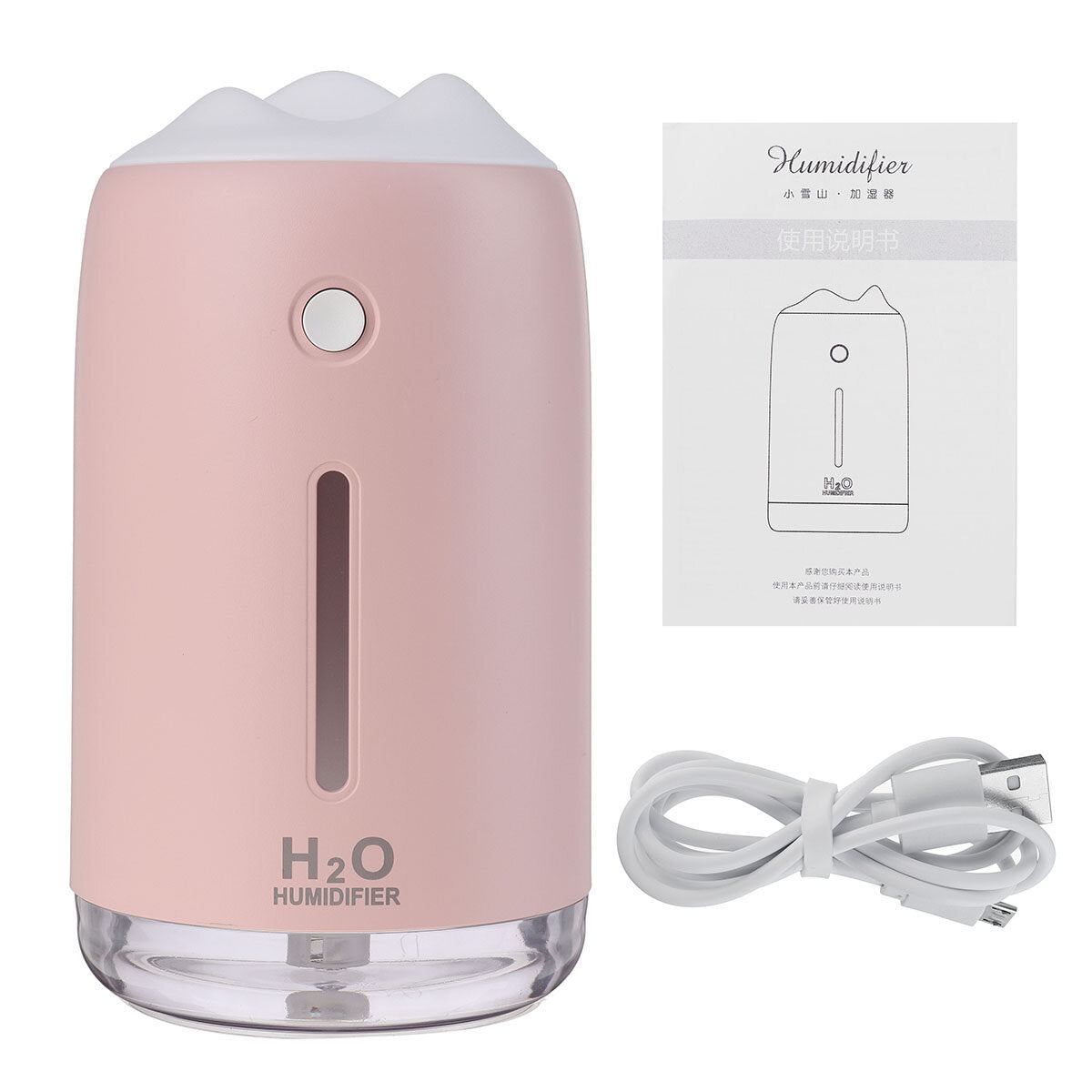 310ml Portable USB Mini Car Home Humidifier Mist Purifier Colorful Night Light