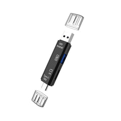 3-in-1 Type-C Micro USB TF SD OTG Multi-Function Adapter For Macbook Laptop Computer