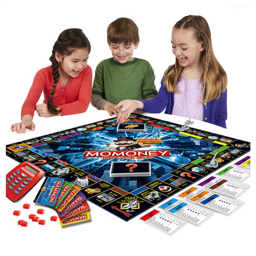 Large Luxury Childrens Estate Credit Card Machine Tycoon Classic Board Game Toy