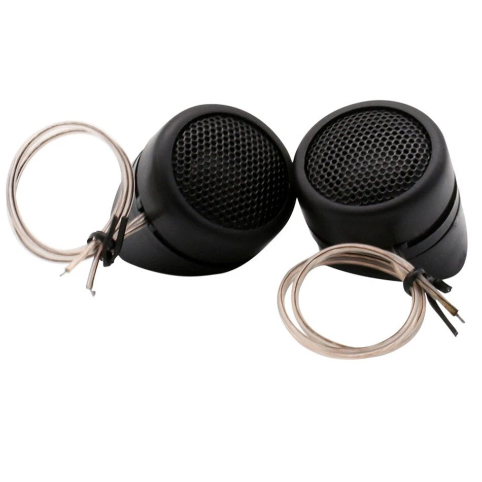 1 Pair 40W High Efficiency Mini Car Tweeter Speakers Universal Car Mini Dome Tweeter Loudspeaker for Car Audio System