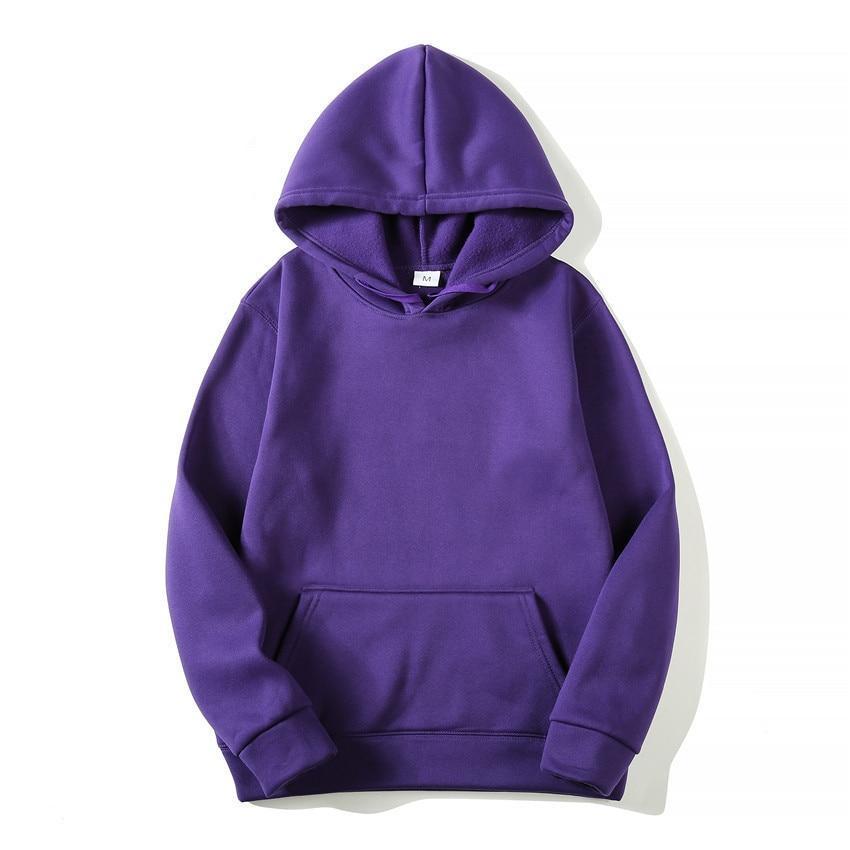 Casual Sweatshirts Solid Color Hoodies Sweatshirt Tops For Men'S