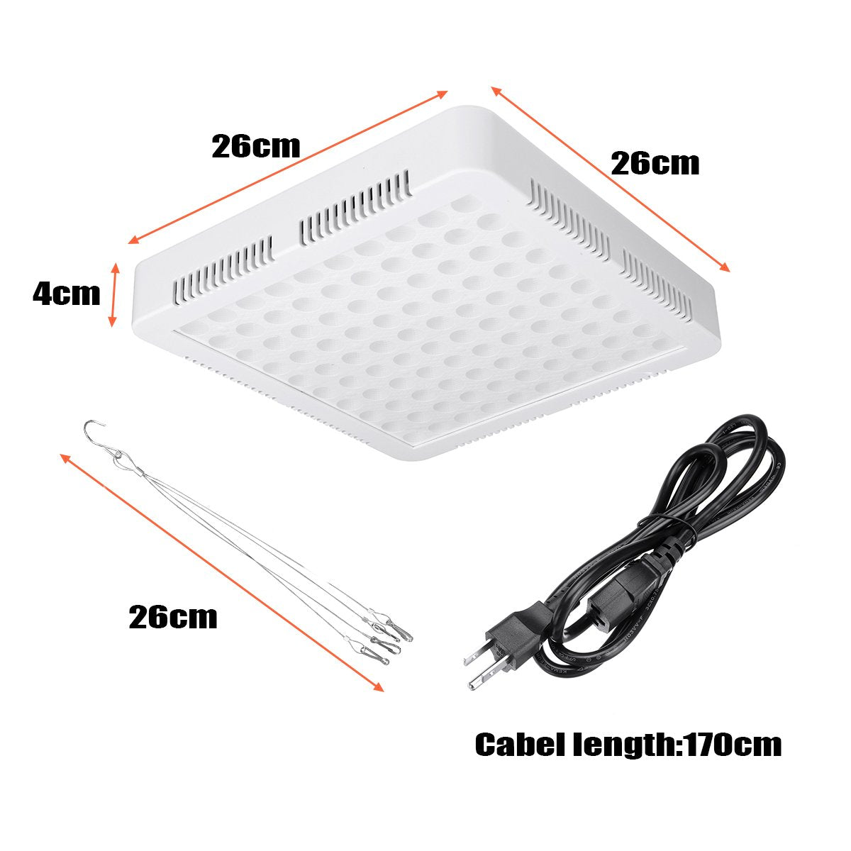 Full Spectrum LED Grow Light Growing Lamp Built in 2 fans For Hydroponic Plant