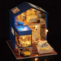 Seattle DIY Miniature Model With Light Music Collection Gift Decor