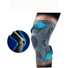 Knee Compression Sleeve Support Protective Non-slip Brace with Patella Gel Pads 2 PCS