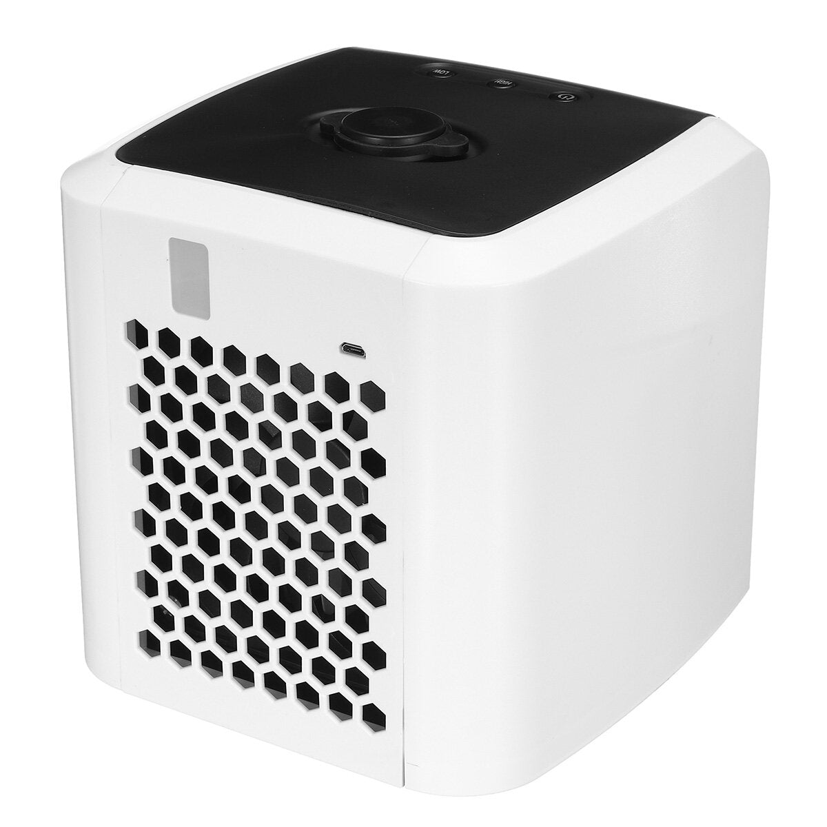 12W Desktop Air Conditioner 2 Gears 90 Adjustable Cooling Fan USB Humidifier Travel Home Office