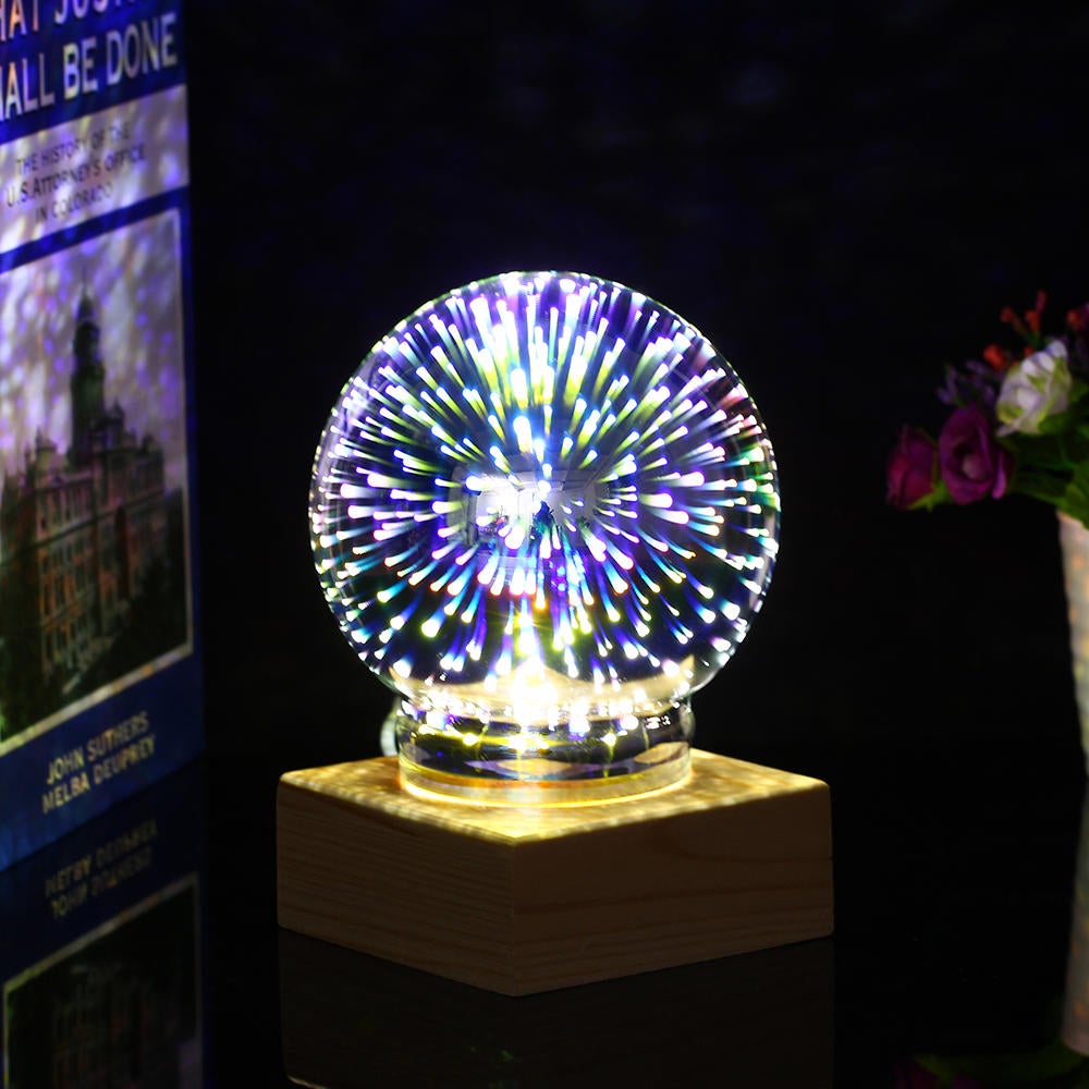 Upgrade USB Plasma Ball Sphere Lightning Light Crystal Desk Lamp Globe Laptop Decor