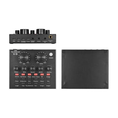 External Audio Mixer Sound Card USB Interface with 6 Sound Modes Multiple Sound Effects