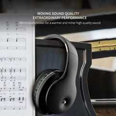 Wireless bluetooth Headphone Super Bass Stereo NFC Foldable Head-Mounted Sports Gaming Headset with Mic