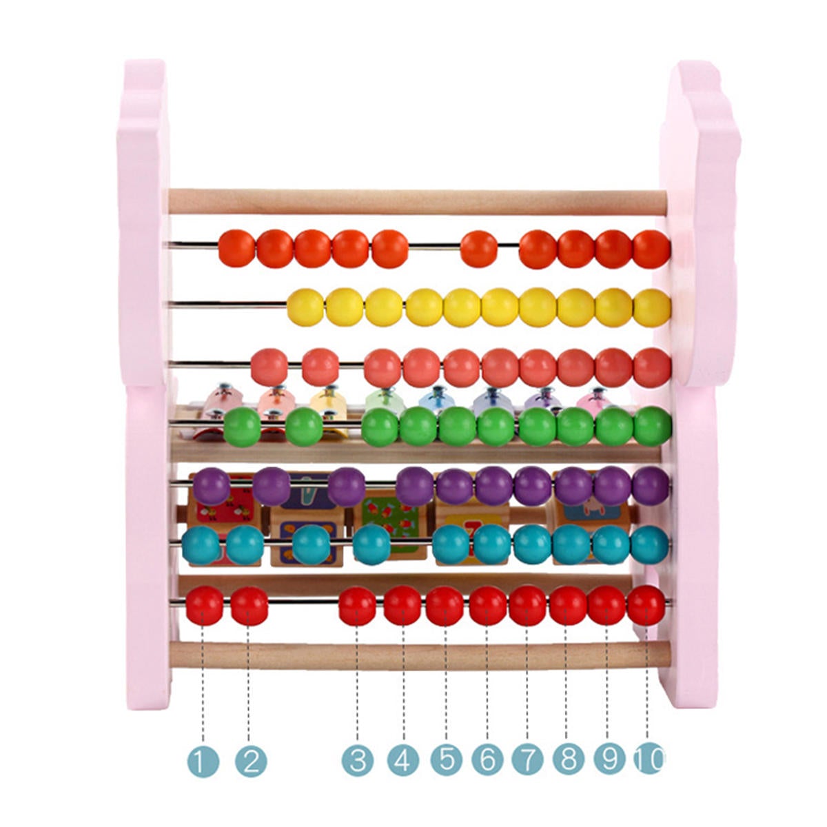 3 in 1 Multi-function Octave Knock Piano Calculator Number Orff Instruments Musical Toy Teaching Aid for Children