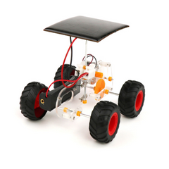 DIY Solar Electric Hybrid Car Manual Electric Mechanical Car Technology Small Production Solar Powered Toy