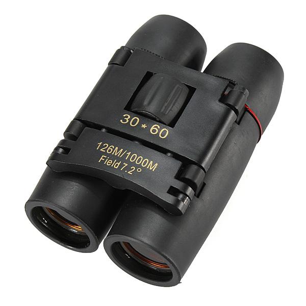 30x60 Folding Binocular HD Red Coated Film Lens Telescope