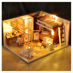 Doll House TW34 Reproduction Youth Series Handmade Model Wooden Creative Educational Toy Gift