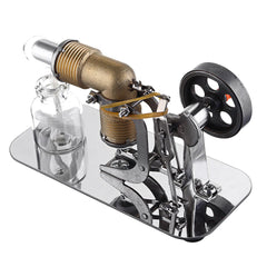 Mini Hot Air Stirling Engine Motor Model Educational Toy Kits