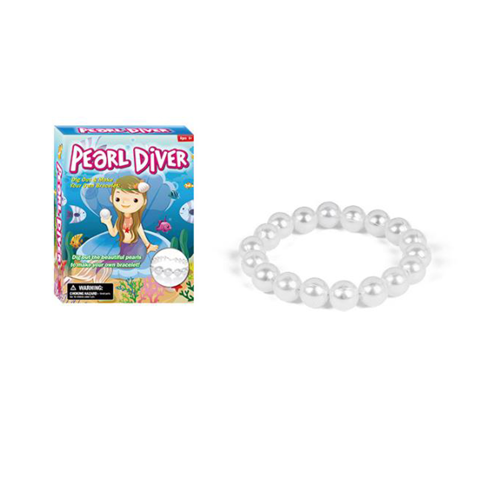 DIY Excavating and Assembling Archaeological Plastic Shell Pearl Bracelet Kids Toys