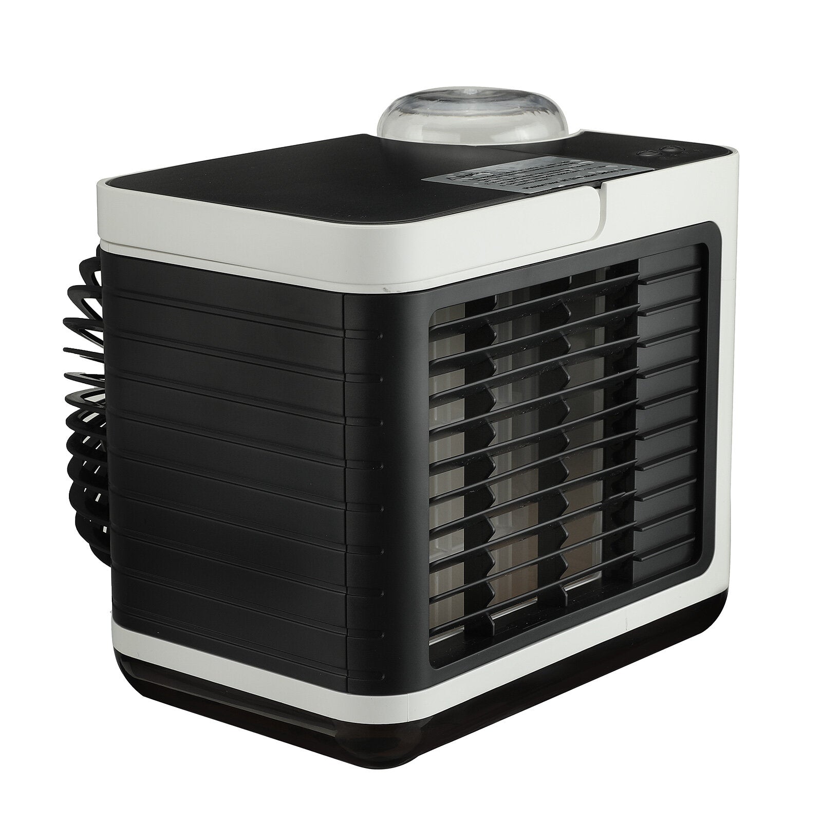 5-in-1 Mini Air Cooler 3 Wind Speed Adjustment 120 Wide Angle Rotation Air Humidification Condition Fan