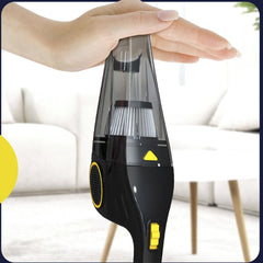 Wireless Handheld Auto Vacuum Cleaner 5000Pa 30000rpm Powerful Suction Wet Dry Dual Use for Home Car Office