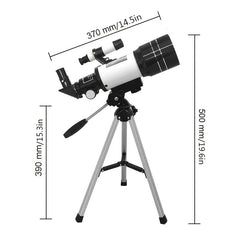 Astronomical Telescope With Tripod Wireless Smartphone Adapter