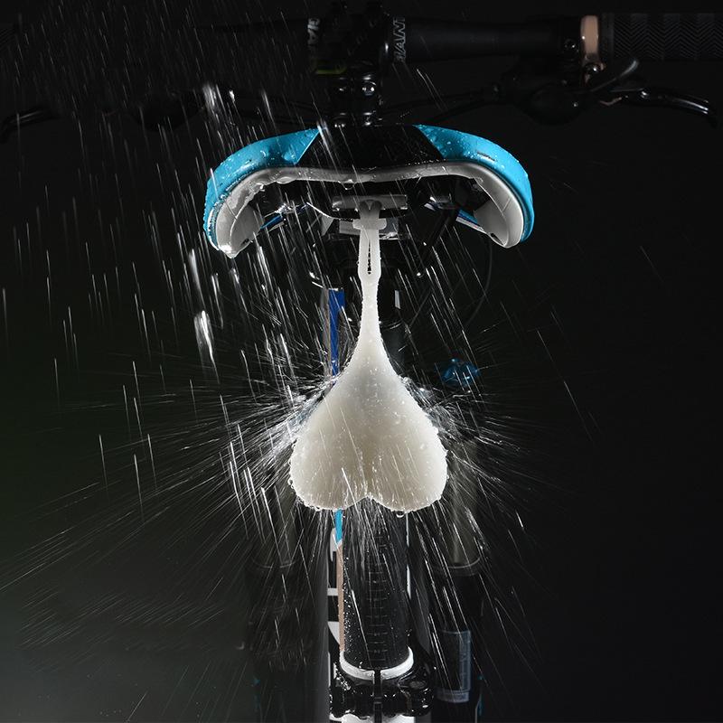 Night Riding Bicycle Light Heart Design