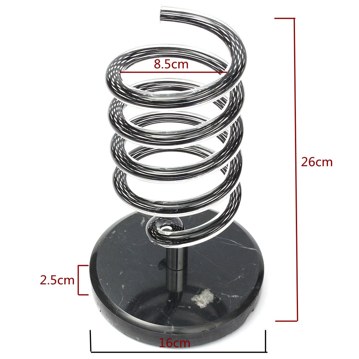 Salon Spiral Dryer Holder Hair Dryers Straighteners Desk Top Mount Stand