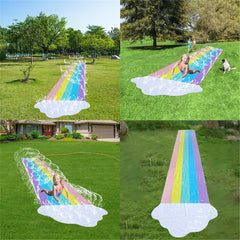 Water Slide Children Lawn Slides Pool Summer Outdoor PVC Games Center Backyard Lawn Water Game Slide Sprinkler Toy For Kid