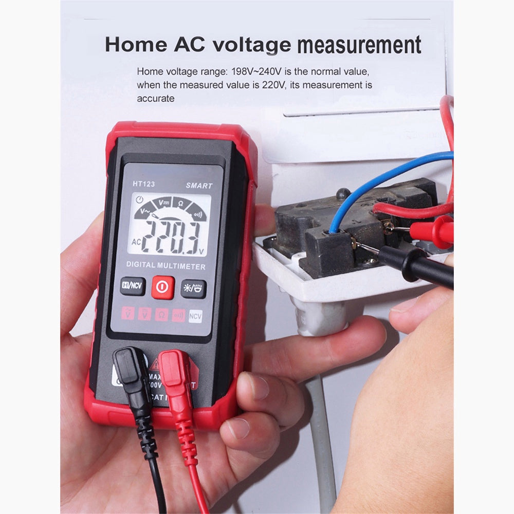 Digital Smart Multimeter Non-Contact AC And DC Voltage/Resistance Testing