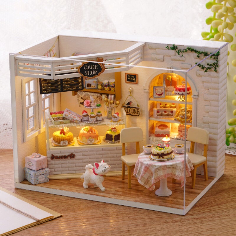 Cake Diary Shop DIY With Music Cover Light House Model