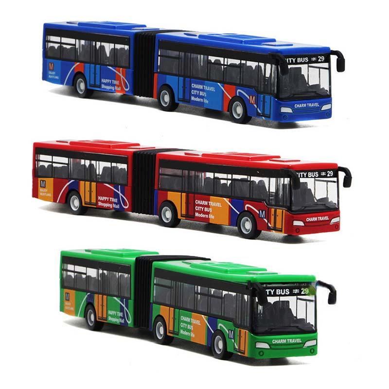 18.5cm 7.3" Alloy Bus 1:32 Diecast Model Toy Car Kid Gift House Play