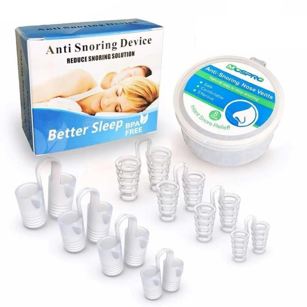 Anti Snore Apnea Nose Clip Anti-Snoring Breathe Aid - JustgreenBox