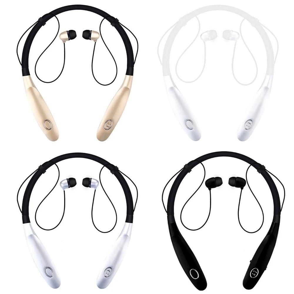 Sports BT Earphones Neckband Lightweight Headphones 15H Music Playtime Noise Reduction