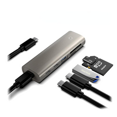 6-IN-1 USB-C HUB Docking Station Adapter with10Gbps Data Transmission